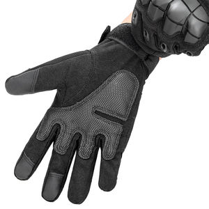 Guantes de Motocicleta Unisex de Cuero Genuino con Pantalla Táctil, Deportivos, Dedos Completos, Absorción de Humedad y Secado Rápido - Product Image 6
