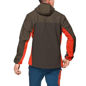 Best Design Men's Full Sleeves Softshell Jacket Custom Logo Printed High Quality Spandex Polyester New Winter jacket for men - Product Image 4