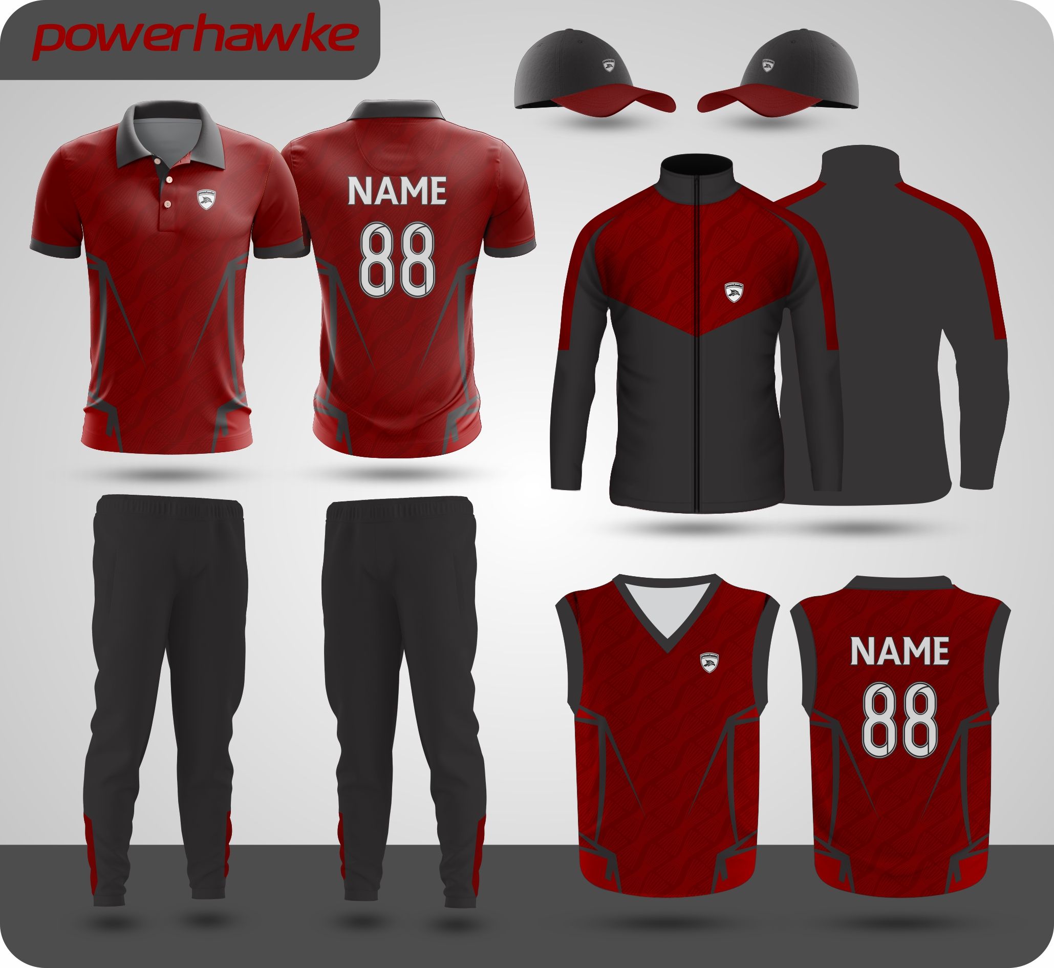 สีเทาแดง