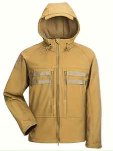 Nouvelle veste softshell tendance personnalisée pour homme, coupe-vent, imperméable, logo personnalisé chaud, veste softshell chaude pour homme - Product Image 4