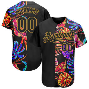 Venta caliente de dos colores de béisbol/Softball Jersey Sublimación personalizada Poliéster Spandex Ropa deportiva Béisbol Jersey Servicio OEM - Product Image 1