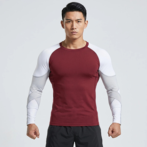 Vêtements de protection solaire pour hommes, chemises de compression pour hommes, UPF 50, rashguard pour hommes, rashguards de haute qualité avec OEM - Product Image 1