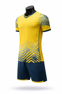 Uniforme de Fútbol Personalizado al por Mayor, Camiseta y Pantalones Cortos, Transpirable, Ligero, para Entrenamiento y Partido - Product Image 4