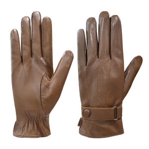 New Arrival Full Finger Hand Protective Leather <b>Gloves</b> <b>Thermal</b> Breathable Best Selling <b>Men</b> OEM Serviced Daily Outdoor Sports - Product Image 1