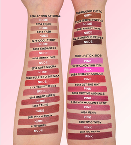 Lápiz Labial <span class=keywords><strong>Mate</strong></span> Natural de Lujo, Resistente al Agua y de Larga Duración, Fórmula en Crema, 50 Colores, Maquillaje de Labios - Product Image 2