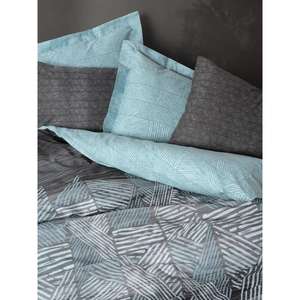 <b>Modern</b> Single Box Cotton <b>Duvet</b> <b>Cover</b> Set Arel Anthracite - Product Image 2