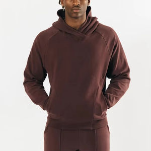 Sudaderas con Capucha para Hombre, Felpa Francesa, 100% Algodón, Sin Cordones, Gruesas, de Alta Calidad, Talla Grande - Product Image 5