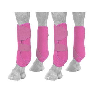 Protège-tendons d'équitation en néoprène pour chevaux, équipement de soin noir - Product Image 3