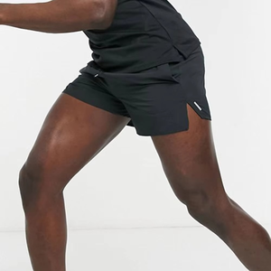 Venta al por mayor Regular Fit Running Shorts para hombres con bolsillos laterales Hombres Active Wear Shorts Summer Wear y transpirable - Product Image 2