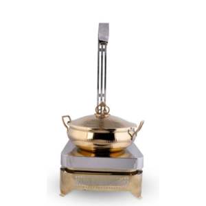 Antique Pumpkin Chafing Dish Elegant Hotelware <b>Buffet</b> <b>Server</b> Premium Stainless Steel Perfect for Catering & Events - Product Image 6