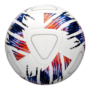 Ballon de football tendance Matériau en cuir Offre Spéciale Taille personnalisée Service OEM élevé Meilleur ballon de football Prix économique - Product Image 1