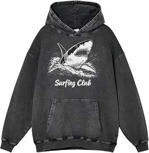 Sudadera con Capucha Ultra Pesada 100% Algodón, 600 Gsm, Suave, de Lujo, Diseño Personalizado, Impresión Serigrafiada Desgastada, Bordado con Pedrería - Product Image 4