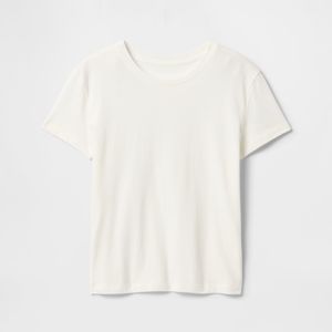 Camiseta de manga corta para niñas, estampado gráfico de amor, informal, cuello redondo, suave y cómoda - Product Image 2