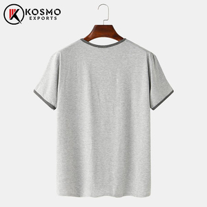 เสื้อยืดผู้ชายผ้าคอตตอน100% ขนาดใหญ่ออกแบบได้ตามต้องการแห้งเร็วระบายอากาศได้ดีคอกลมแขนสั้นคุณภาพสูงติดหน้าจอ - Product Image 4