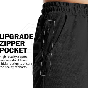 High Quality Custom Breathable Summer Basketball <b>Shorts</b> for Men with Pockets OEM Logo 100% <b>Polyester</b> - Product Image 3