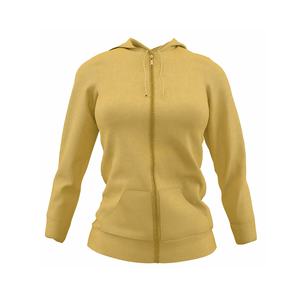 Sweat à capuche femme de haute qualité vêtements d'hiver pour femme sweat-shirt Logo personnalisé 300gsm coupe ample surdimensionné sweat à capuche lourd - Product Image 2