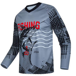 Camisa de Pesca de Manga Larga con Protección Solar UPF 50+ y Logotipo Personalizado para Hombre, Ropa Deportiva Sublimada, Fabricante OEM - Product Image 1