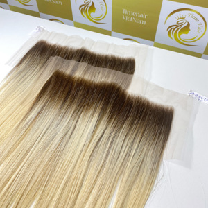 ผมต่อผมสีขาวเรียบเนียนแบบยาวเป็นลอนแบบตรงยาวสองชั้น - Product Image 5