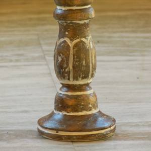 Bougeoir fait main en détresse en bois décor à la maison décor rustique de Noël et de Pâques - Product Image 5