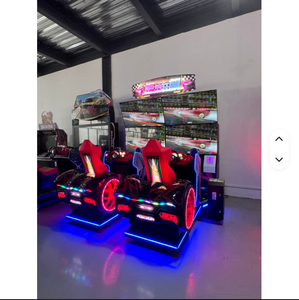 Arcade de course de moto et de voiture 220V Speedy, divertissement 2-en-1 captivant pour enfants, jeu en plastique à monnayeur, résistant aux intempéries - Product Image 3