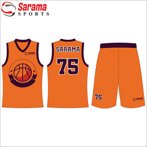 Uniformes de basket-ball personnalisés pour hommes, personnalisés avec nom d'équipe, uniformes de sport de haute qualité 100% Polyester - Product Image 2