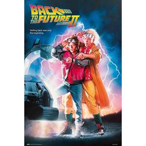 Modern Style Back to the Future Part II <b>Poster</b> Black <b>Frame</b> for Wall Decor - Product Image 5