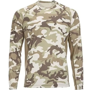 Camisa con capucha de manga larga duradera UV UPF 50 ligera de alta calidad para hombres adultos ropa de pesca transpirable personalizable - Product Image 2