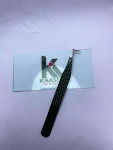 Pinzas para Pestañas de Acero Inoxidable, Herramientas de Belleza de Grado Profesional, Nano-Revestidas, Extensión de Pestañas, Agarre Fuerte, Sin Espacios, Suaves - Product Image 5