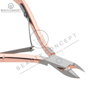 Rose Gold Good Selling Nail Clipper Best Supplier Make Your Own Latest Stainless Steel Cuticle Nail Nipper Sustainable Nail Tool - Product Image 3