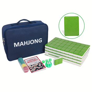 Xách Tay Mang Túi Trung Quốc <span class=keywords><strong>Mahjong</strong></span> Set Với 146 Kích Thước Lớn Gạch <span class=keywords><strong>Mahjong</strong></span> Túi - Product Image 3