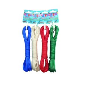 Cuerda de PVC para Tender Ropa de 20m, Duradera, para Interiores y Exteriores, Tendedero de Plástico - Product Image 1