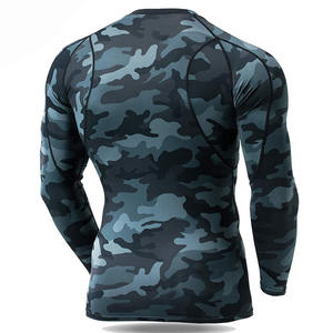 Protège-éruptions personnalisables entièrement par sublimation pour hommes Protège-éruptions cutanées respirant avec logo personnalisé et imprimé Sports Running Fitness Compression - Product Image 4