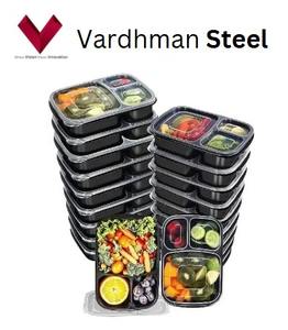 Boîte à lunch en plastique à 3 couches en gros de qualité supérieure, boîte à lunch d'emballage alimentaire, boîte à emporter, boîte à lunch jetable allant au micro-ondes, - Product Image 4