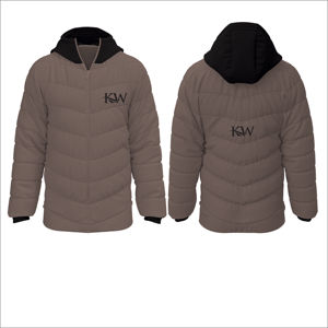 <b>Winter</b> puffer jacket for men <b>thick</b> warm quilted <b>coat</b> with zipper closure water resistant and breathable fabric for daily wear - Product Image 4