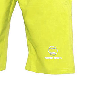 Short chaud 100% coton respirant pour homme taille élastique taille moyenne maille tricotée pour short décontracté de softball et de baseball à sublimation - Product Image 6