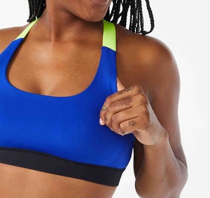 ชุดบราเล่นกีฬาฟิตเนสสำหรับผู้หญิง,ชุดบราเล่นโยคะวิ่งออกกำลังกายฟิตเนสแบบคละสีผลิตตามสั่ง - Product Image 4