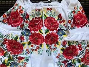 100% Bông Phụ Nữ Của Áo Mới Nhất Thời Trang Gây Nghiện Ukrainian Truyền Thống Hoa Thêu Sexy Ngọt Ngào Mùa Hè Làm Việc Hàng Đầu Có Thể Giặt - Product Image 2
