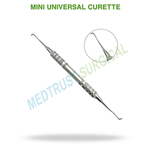 Cureta Universal Mini 5 6, Cureta Periodontal Dental de Acero Inoxidable, Instrumento para Limpieza Supragingival y Subgingival - Product Image 2