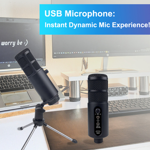 MY MIC W118 Micrófono USB dinámico portátil Equipo <span class=keywords><strong>de</strong></span> podcast <span class=keywords><strong>de</strong></span> <span class=keywords><strong>estudio</strong></span> <span class=keywords><strong>de</strong></span> música Escritorio utilizado para transmitir Youtube Grabadora <span class=keywords><strong>de</strong></span> voz - Product Image 2