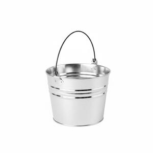 Seau de service en acier inoxydable plaqué cuivre de haute qualité, mini seau en métal avec poignée pour refroidisseur à vin, fournitures de restauration de table - Product Image 6