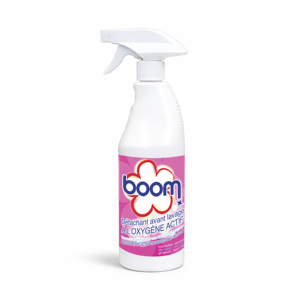 สเปรย์ขจัดคราบอเนกประสงค์คุณภาพสูง BOOM สำหรับทำความสะอาดก่อนซัก พร้อมส่วนผสมที่มีฤทธิ์อื่นๆ 750 มล. เพื่อความปลอดภัยในการทำความสะอาด - Product Image 1
