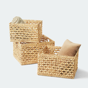 ตะกร้าเก็บผักตบชวาราคาดีที่สุดผลิตในเวียดนาม - Product Image 3