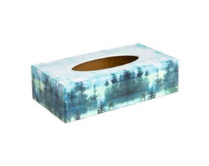 Beautiful Wooden printed Tissue box tissue box for <b>table</b> use in home <b>kitchen</b> restaurant hotels office reception - Product Image 1