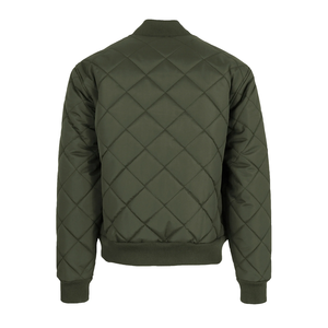 Customizable Men's Solid Olive Color Bomber <b>Jacket</b> Premium Quality Winter <b>Slim</b> <b>Fit</b> <b>Jacket</b> Stylish Versity Design From Bangladesh - Product Image 2