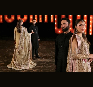 2025 nureh ชุดเดรสผ้าชีฟอง4ชิ้นตกแต่งและปักลายหรูหราพร้อมชุด dupatta pakistani salwar kameez - Product Image 3