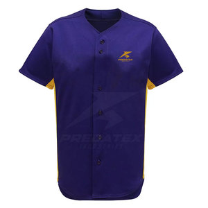 Uniformes de baseball personnalisés avec logo et taille sur mesure, respirants, 100% polyester, meilleur prix - Product Image 3