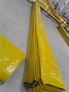 Tela de lona de PE de peso pesado liso más vendida, característica impermeable para invernaderos, pasarelas cubiertas, precio de exportación - Product Image 4