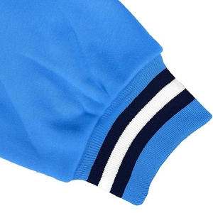เสื้อแจ็คเก็ตวาร์ซิตี้สีน้ำเงินกรมท่าพรีเมียมสำหรับผู้ชาย ของแท้สไตล์นักกีฬา พร้อมแขนเสื้อสีฟ้าอ่อนตัดกัน - Product Image 5