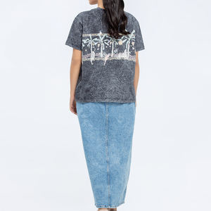 T-shirts décontractés à manches courtes pour femmes, coupe ample, 100% coton, style streetwear pour tous les jours - Product Image 2