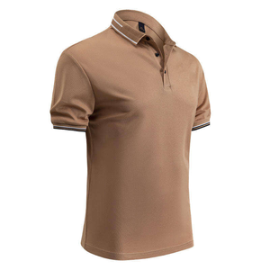 OEM 220 Gsm T-shirt pour hommes Vêtements de travail respirants T-shirts unis de haute qualité Vente en gros Polo T-shirt Impression de t-shirt personnalisée - Product Image 4